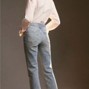 PILCRO VINTAGE HIGH-RISE GEM STRAIGHT-LEG JEANS 27P